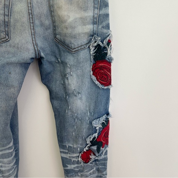 Golden Jeans Men Distressed Jeans Sz 30 - Picture 8 of 14